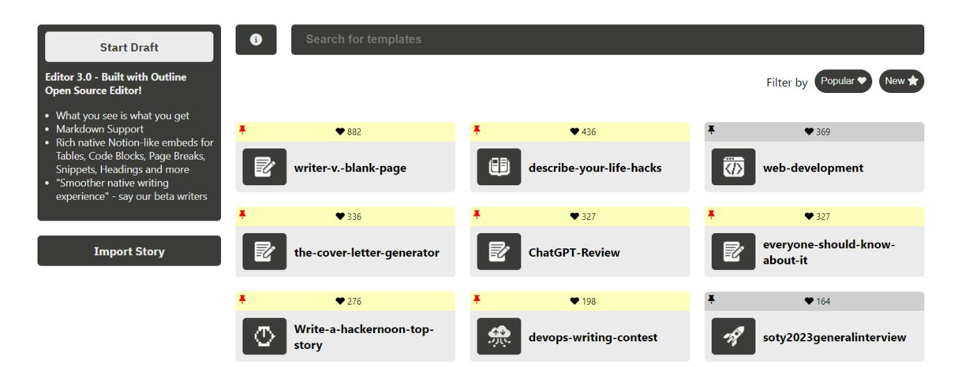 Dive Into the World of HackerNoon's Writing Templates